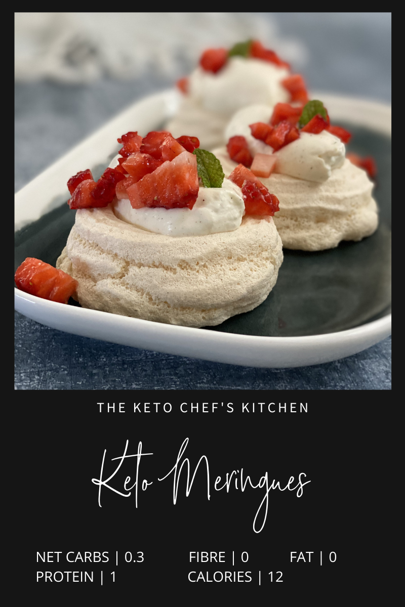 Sugar Free Meringue - The Keto Chef's Kitchen